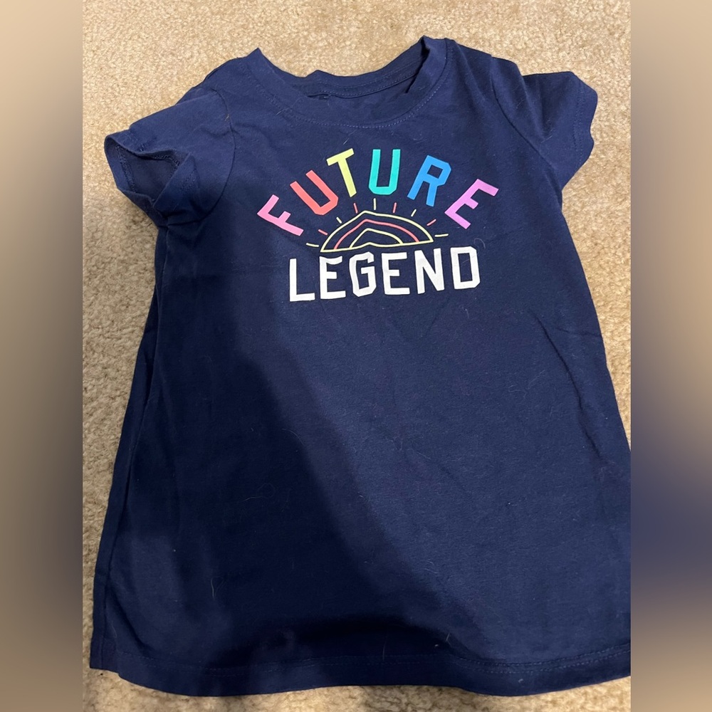 Adorable “Future Legend” girls shirt, new without tags cat & jack 3T